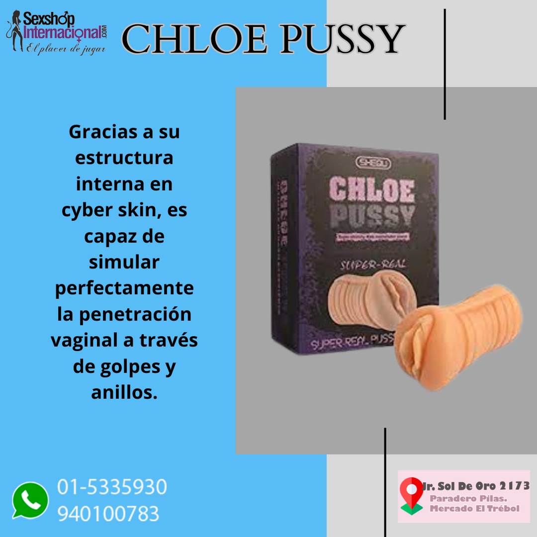 Chloe Pussy masturbador realista